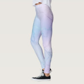 Leggings Plutôt Shimmery Pastel Lavender bleu rose (Gauche)