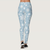 Leggings Pneus blancs sur le bleu clair Arrière - plan hive (Dos)