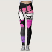 Leggings Poing de fierté genre fluide (Devant)