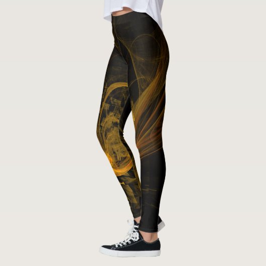 Leggings Point de rupture Art Abstrait (Gauche)
