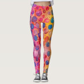 Leggings Point Polka aquarelle (Devant)