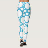 Leggings Point Polka bleu clair (Dos)