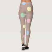 Leggings Point Polka Brown et multicolore (Dos)