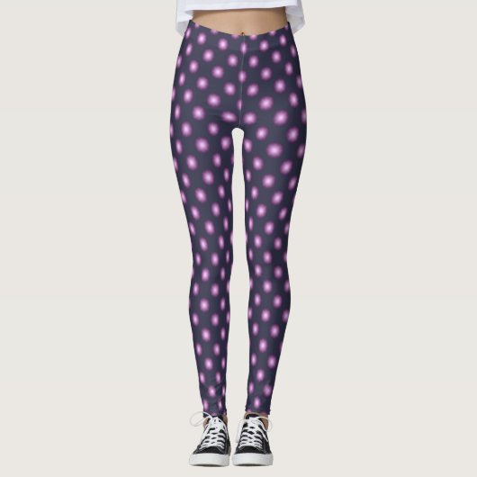 Leggings Point Polka Lavender (Devant)