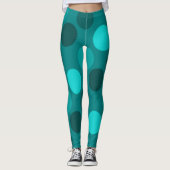 Leggings Point Polka Turquoise (Devant)