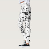 Leggings Point, vache noire (Gauche)