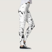 Leggings Point, vache noire (Droite)