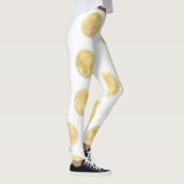 Leggings Pointe Polka Dorée Tirée (Droite)