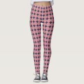 Leggings Pointe rose Design Moderne (Devant)