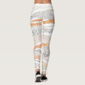 Leggings Pointillisme Wavy Polka : Doux Doux Textile (Dos)