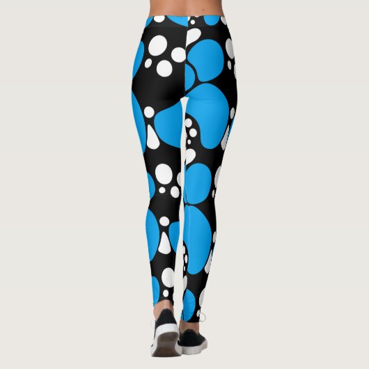 Leggings Points abstraits sans couture taches cercles moder (Dos)