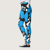Leggings Points abstraits sans couture taches cercles moder (Gauche)