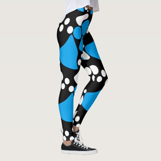 Leggings Points abstraits sans couture taches cercles moder (Droite)
