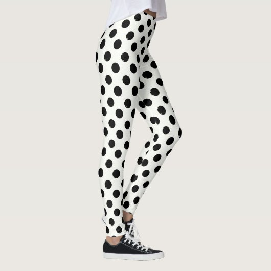 Leggings Points Blancs Et Noirs (Droite)
