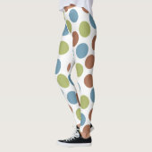 Leggings Points bleus, verts et Brown (Gauche)
