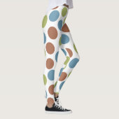 Leggings Points bleus, verts et Brown (Droite)