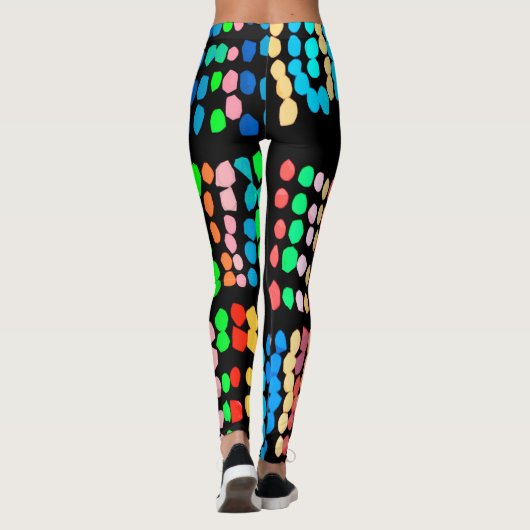 Leggings Points colorés (Dos)