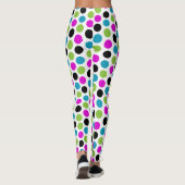 Leggings Points colorés Cercle Motif (Dos)