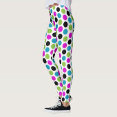 Leggings Points colorés Cercle Motif (Gauche)