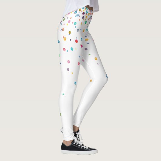 Leggings Points Confetti Arc-en-ciel (Droite)