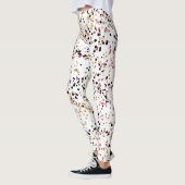 Leggings Points Confetti Noir Rose (Gauche)