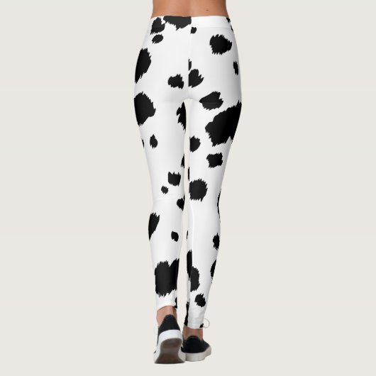 Leggings Points Dalmatiens Points Motifs Chien Dalmation Po (Dos)