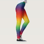 Leggings Points d'art pop Arc en arc-en-ciel Gay pride colo (Droite)