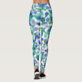 LEGGINGS POINTS DE COULEUR DE LEPOARD (Dos)