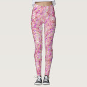 Leggings Points Disco Roses (Devant)