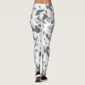 Leggings Points gris clair motif Abstrait tacheté (Dos)