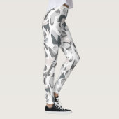 Leggings Points gris clair motif Abstrait tacheté (Droite)