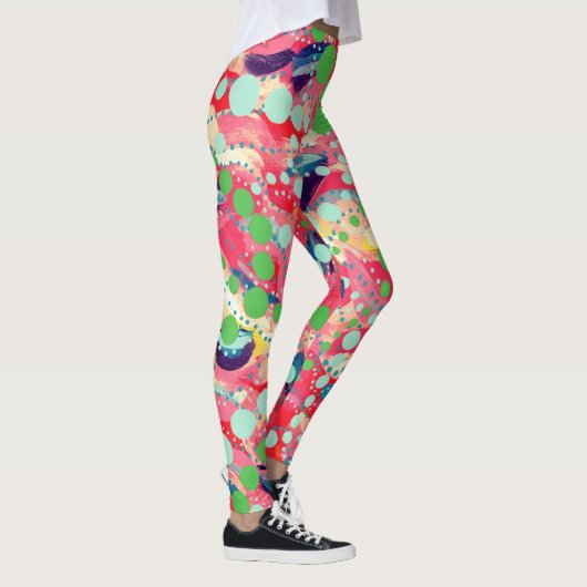 Leggings Points heureux et formes jouées (Droite)