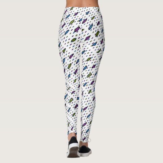 Leggings Points multicolores (Dos)