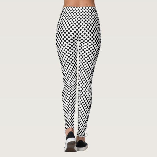 Leggings Points noirs et blancs (Dos)