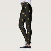 Leggings Points noirs et dorés (Gauche)