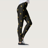 Leggings Points noirs et dorés (Droite)