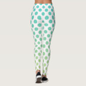 Leggings Points Ombre Turquoise (Dos)