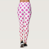 Leggings Points Ombres rose Fuchsia (Dos)