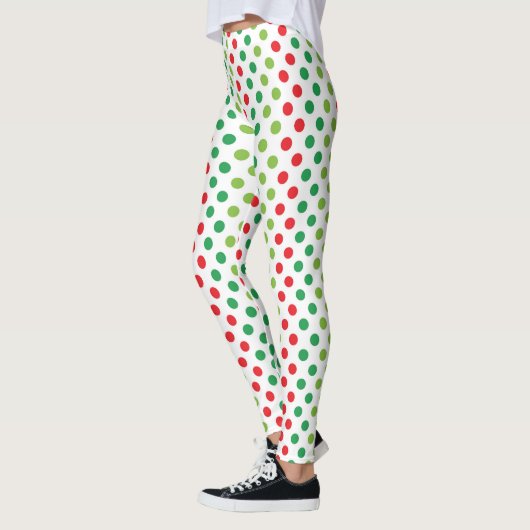 Leggings Points Polka de vacances (Gauche)