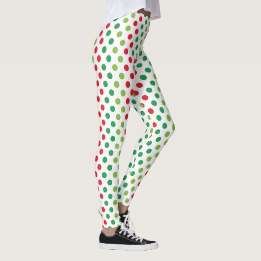 Leggings Points Polka de vacances (Droite)