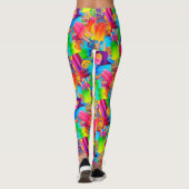 Leggings Points-Popsicle de la Fête CKC - Bleu-LÉGGGINGS (Dos)