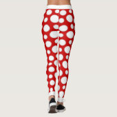 Leggings Points rouges et blancs (Dos)