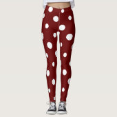 Leggings points rouges et blancs (Devant)