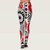 Leggings Points Rouges et Noirs (Dos)