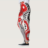 Leggings Points Rouges et Noirs (Gauche)