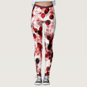 Leggings Points rouges souillés (Devant)
