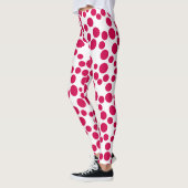 Leggings points rouges sur fond blanc (Gauche)