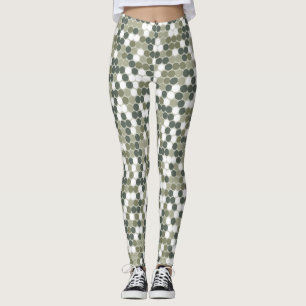Leggings Points verts