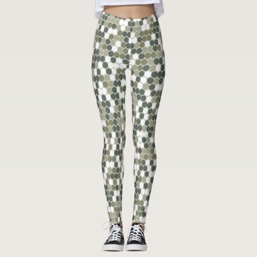 Leggings Points verts (Devant)
