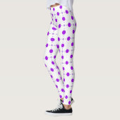 Leggings Points violets, Motif à pois, Points, Pointillé (Gauche)